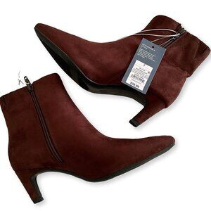 Women's Taylor Kitten Heel Ankle Boots - Universal Thread Size 7